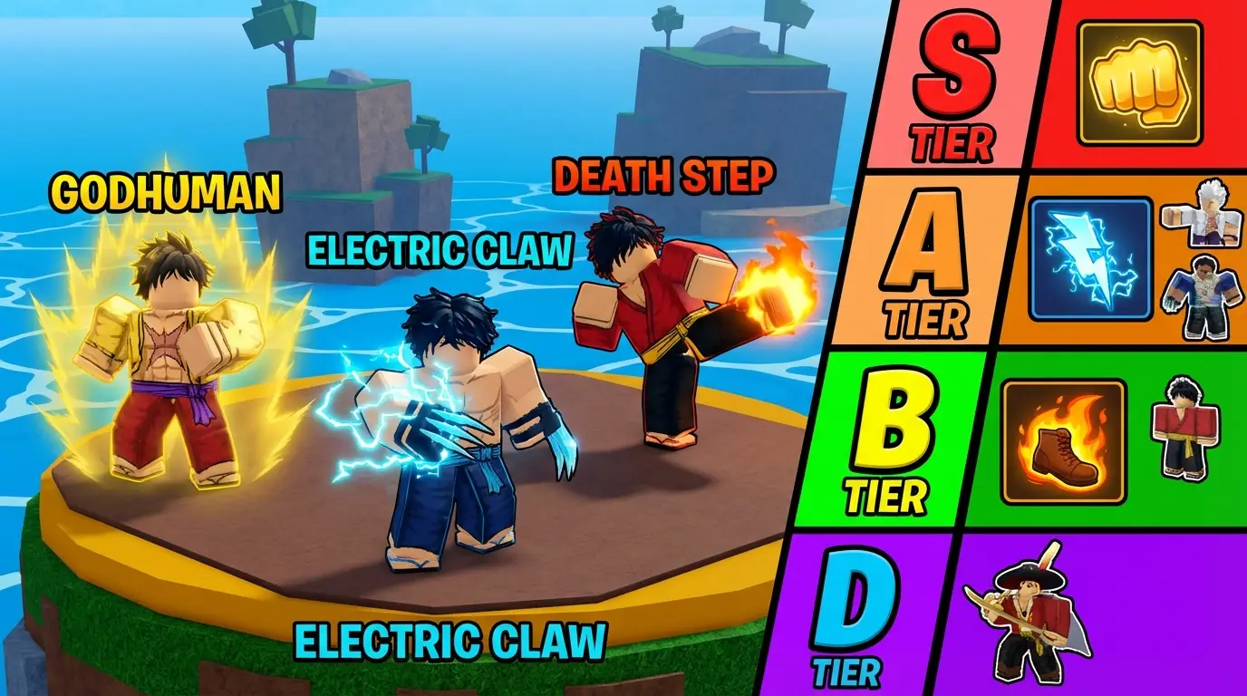Fighting Style Tier List Blox Fruits 2026